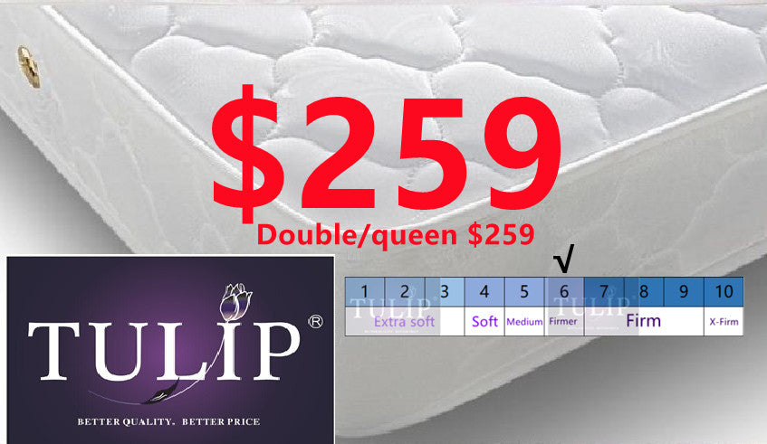 $500█♣█ TULIP® BRAND NEW FABRIC BED+PILLOWTOP MATTRESS 2PCS COMBO SET!QUEEN SIZE!